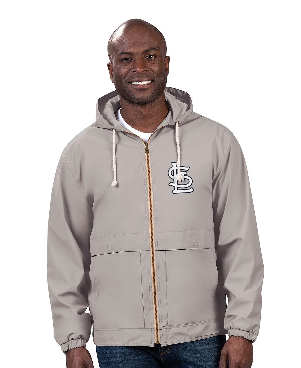 G-III Sports by Carl Banks Мужская ветровка St. Louis Cardinals Full-Zip серая