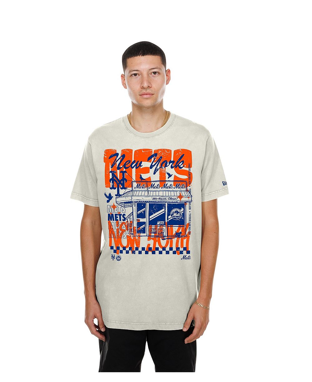 Мужская футболка New Era New York Mets Cream