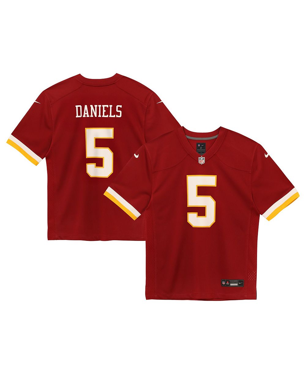 Детская джерси Nike Jayden Daniels Burgundy Washington Commanders Team Game