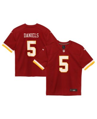 Детская джерси Nike Jayden Daniels Burgundy Washington Commanders Team Game