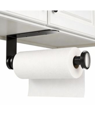 YIGII Stainless Steel One-Handed Paper Towel Holder with Damping Function for Kitchen