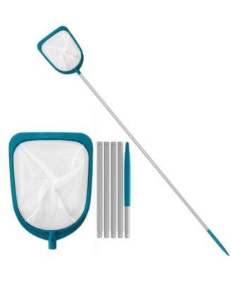XDOVET Pool Skimmer Net With Pole Fine Mesh Leaf Debris Removal