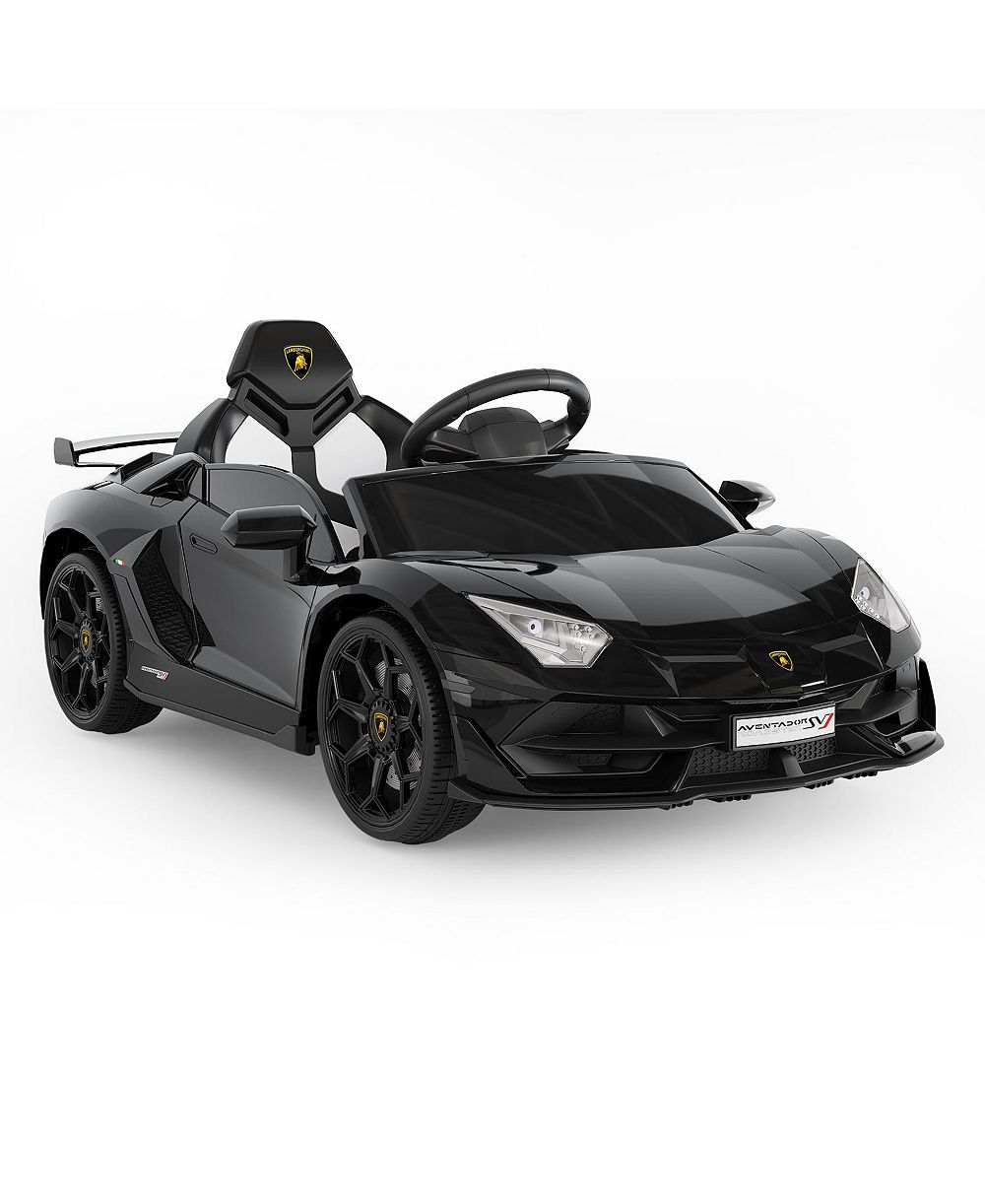 homfan Lamborghini Electric Ride-On Car для детей – Игрушечная спортивная машина на аккумуляторе с пультом управления, 2 скорости, LED Headlights