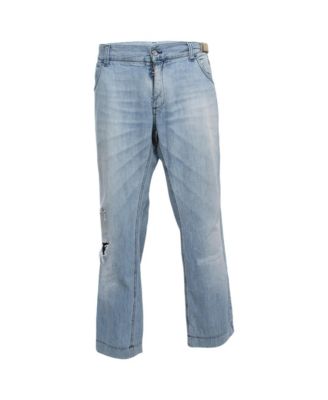 Джинсы Dolce & Gabbana Big & Tall с эффектом потертости, 14 Comfort Fit, б/у