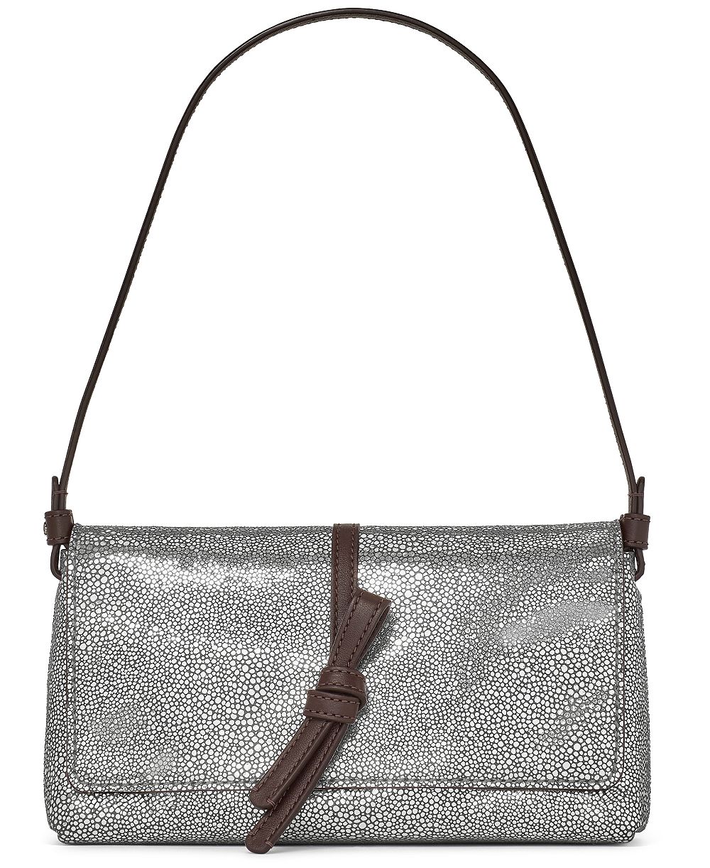 kate spade new york Loop Metallic Dot Small Flap Shoulder Handbag