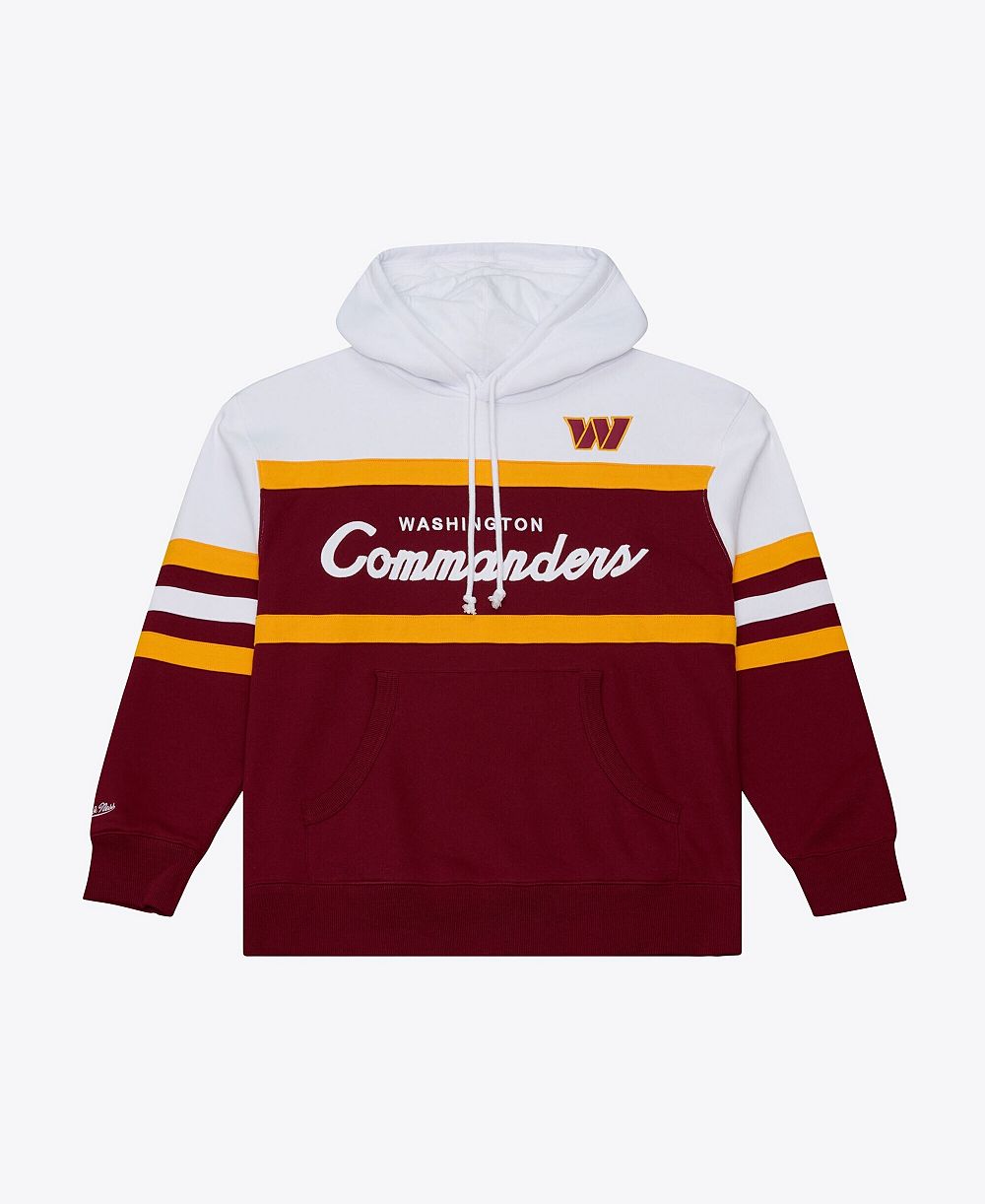 Mitchell & Ness Men's Mitchell Ness Burgundy Washington Commanders Head Coach Hoodie