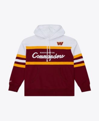 Mitchell & Ness Мужская бордовая толстовка Washington Commanders Head Coach