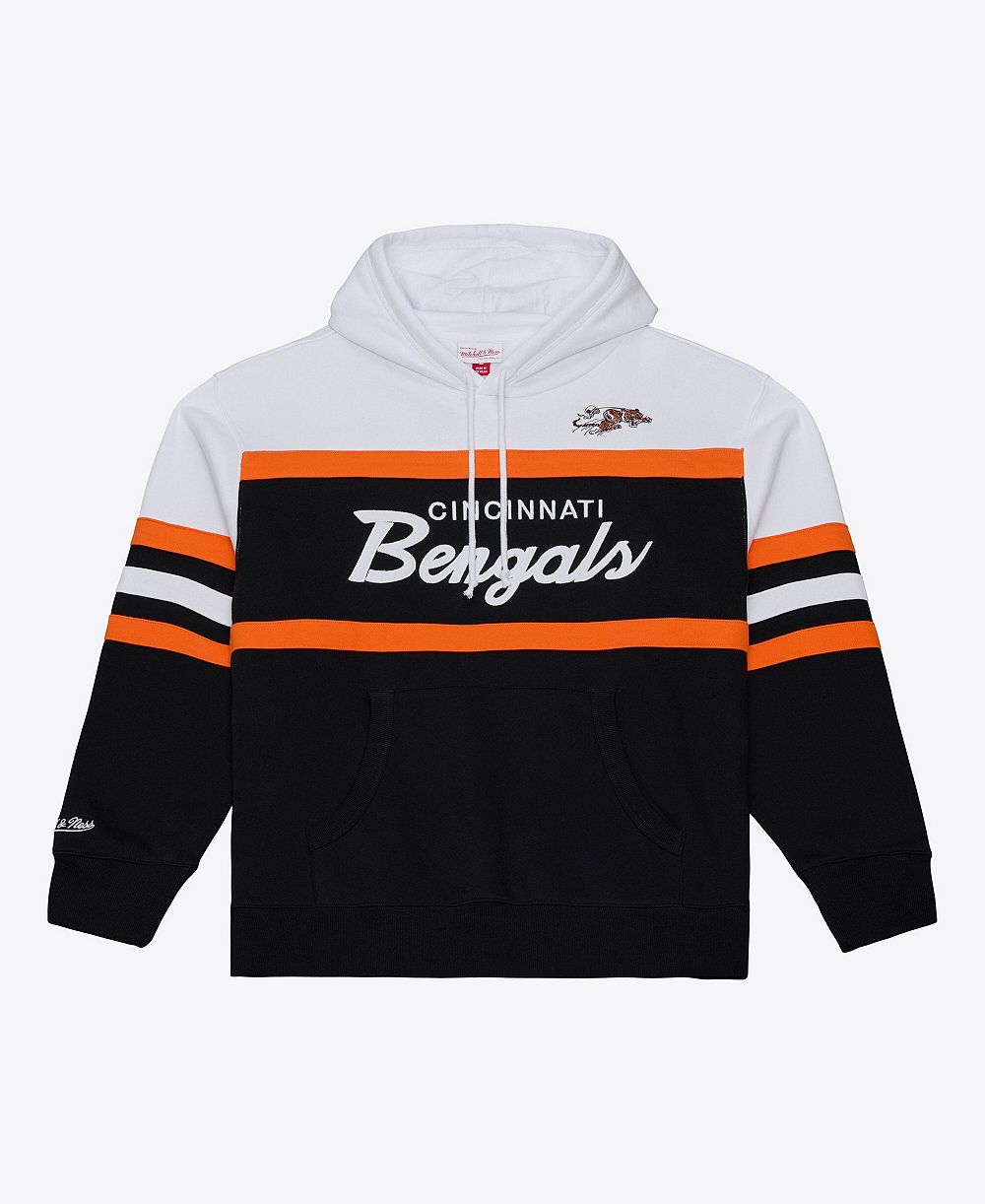 Men's Mitchell & Ness  Black Cincinnati Bengals Head Coach Hoodie