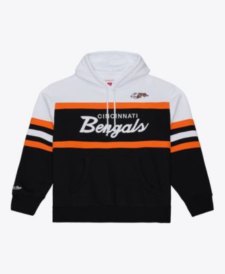 Men's Mitchell & Ness  Black Cincinnati Bengals Head Coach Hoodie
