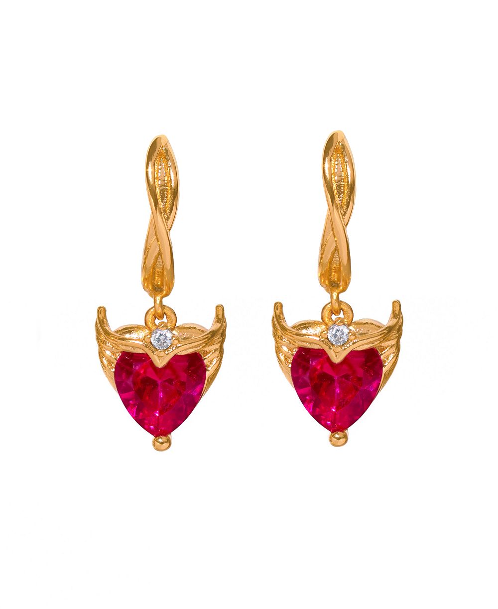 Girls Crew Серьги-кольца Marvel's Scarlet Witch Heartspell Crystal