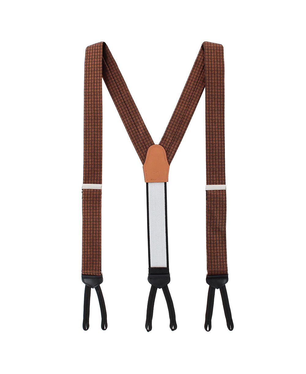 TRAFALGAR Мужские шелковые подтяжки Bradford Neat Square