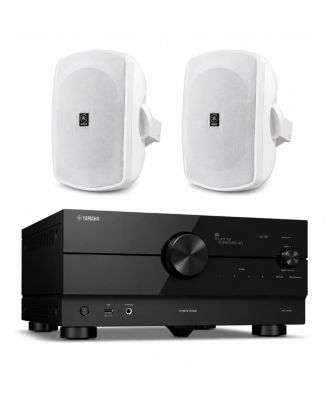 Yamaha RX-A4A 7.2-Channel Dolby Atmos AV Receiver with Outdoor Speakers