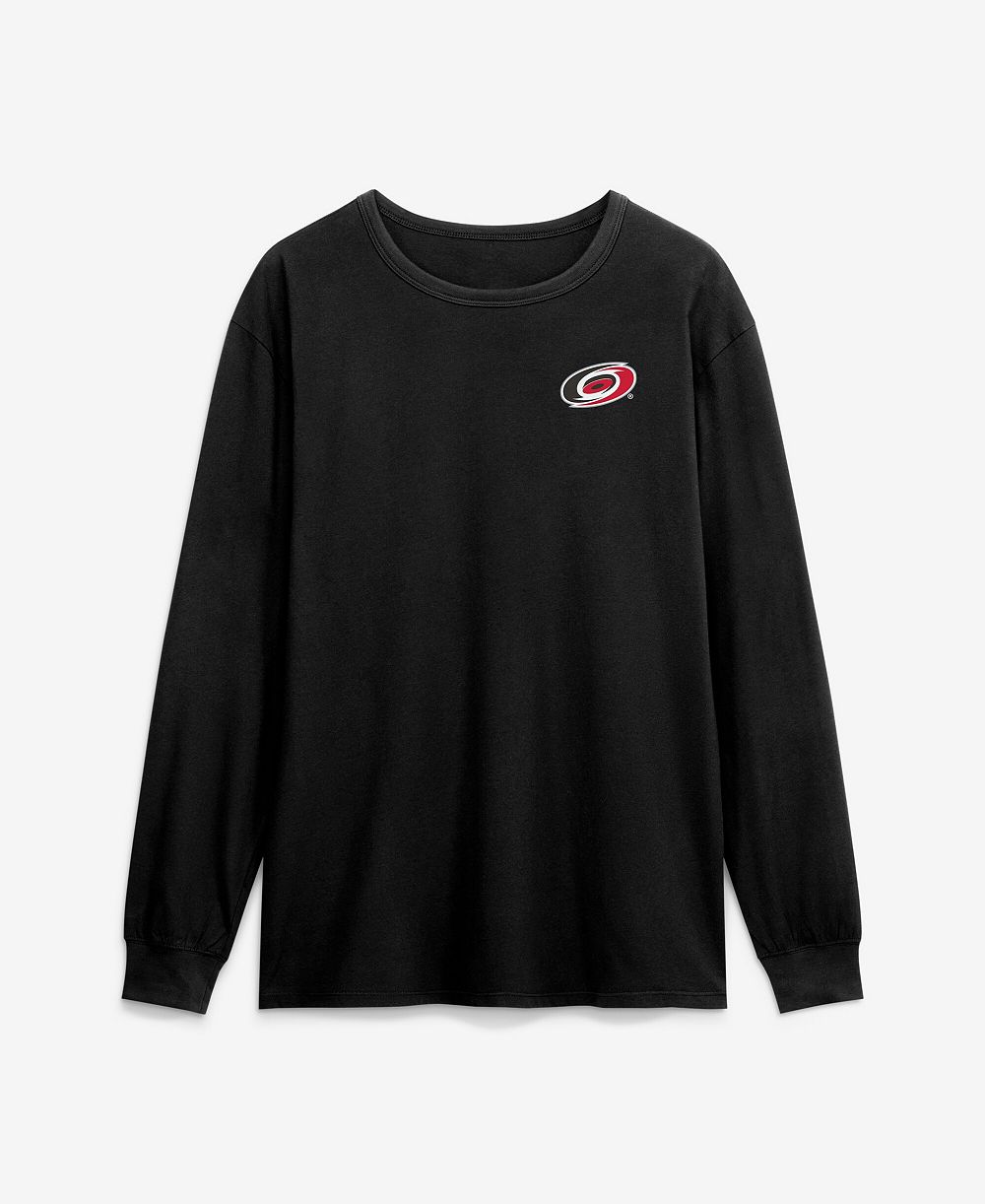 Мужская футболка Fanatics Carolina Hurricanes Game Long Sleeve Black