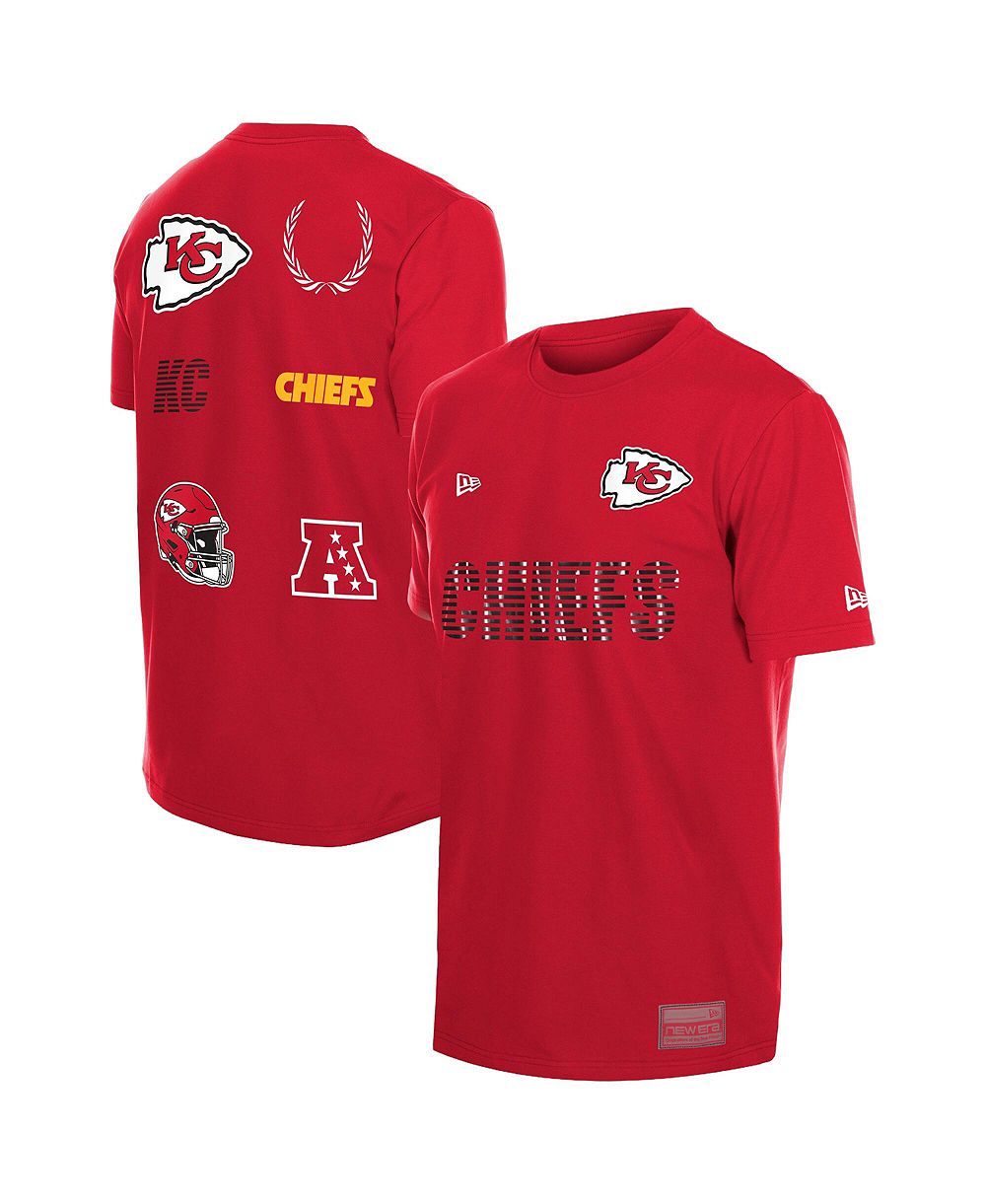 New Era Мужская футболка Kansas City Chiefs Match Red