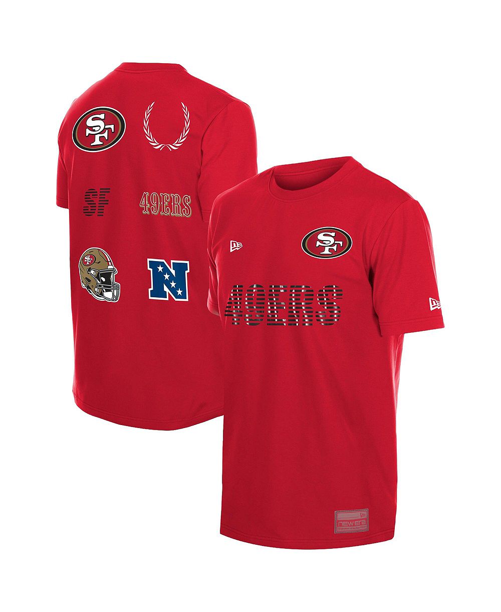 Мужская футболка New Era San Francisco 49ers Match, алая