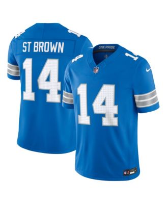 Мужская джерси Nike Amon-Ra St. Brown Detroit Lions Vapor F.U.S.E. Stitched Limited