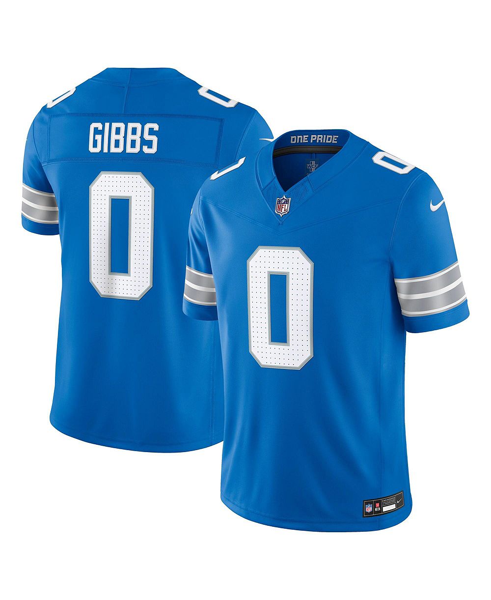 Nike Men's Jahmyr Gibbs Blue Detroit Lions Vapor F.U.S.E. Stitched Limited Jersey