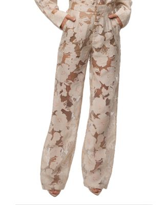 JLUXLABEL Women's Organza Floral Pant