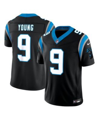 Мужская джерси Nike Bryce Young Black Carolina Panthers Vapor F.U.S.E. Stitched Limited