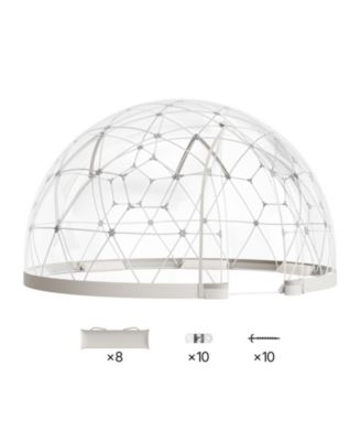 Садовая купольная палатка VEVOR 12 x 7.2 ft Geodesic Dome