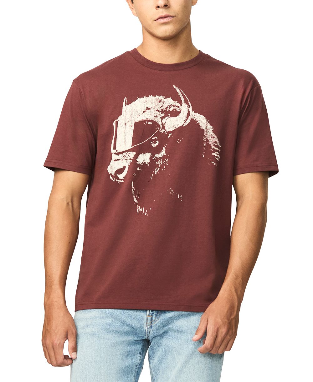 Buffalo David Bitton Men's Tulio Vintage Graphic T-Shirt