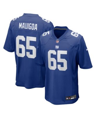 Мужская джерси Nike Men's Francis Mauigoa Royal New York Giants 2026 NFL Draft First Round Pick No. 10 Team Game Jersey