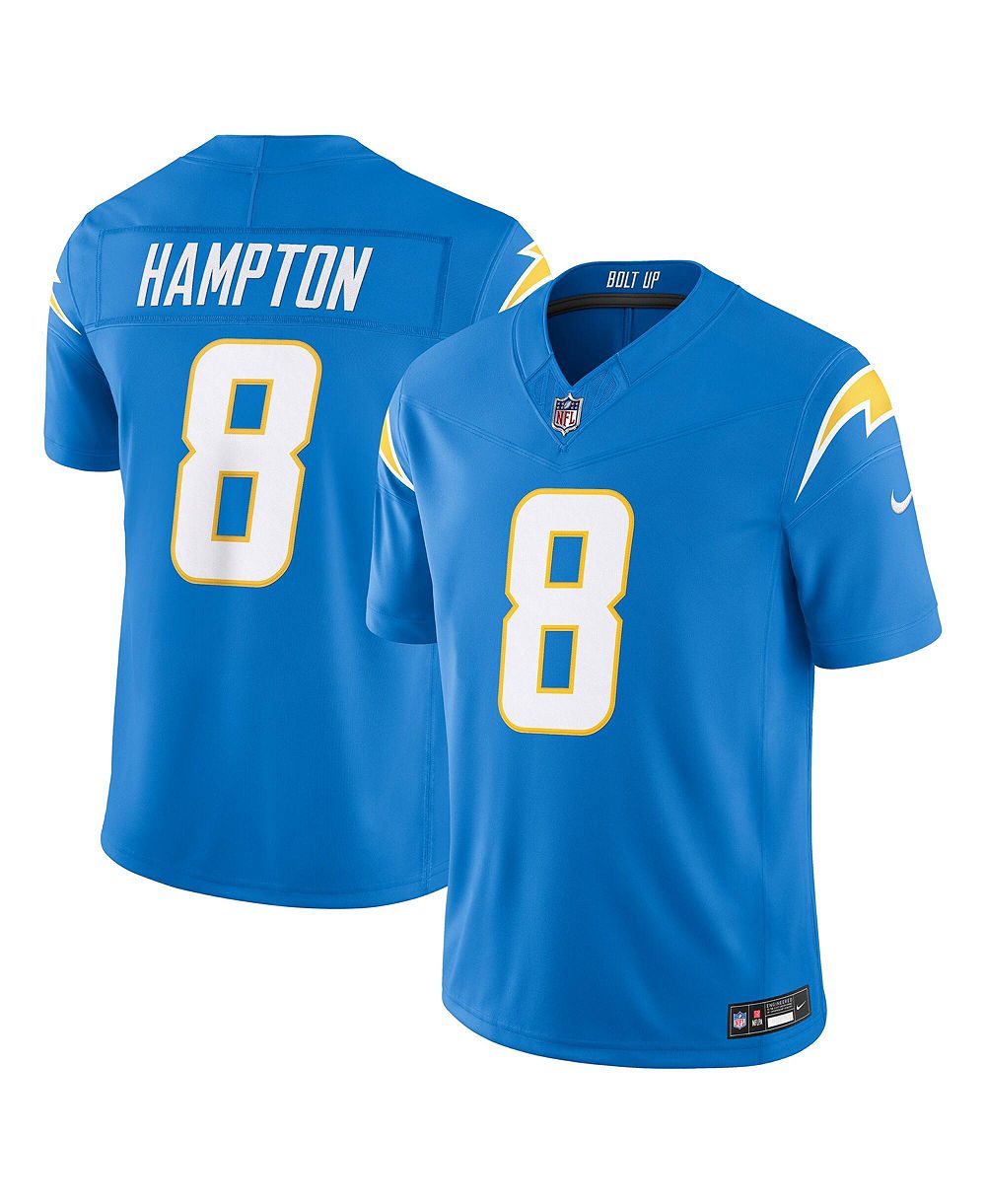 Джерси Nike Men's Omarion Hampton Powder Blue Los Angeles Chargers Vapor F.U.S.E. Stitched Limited