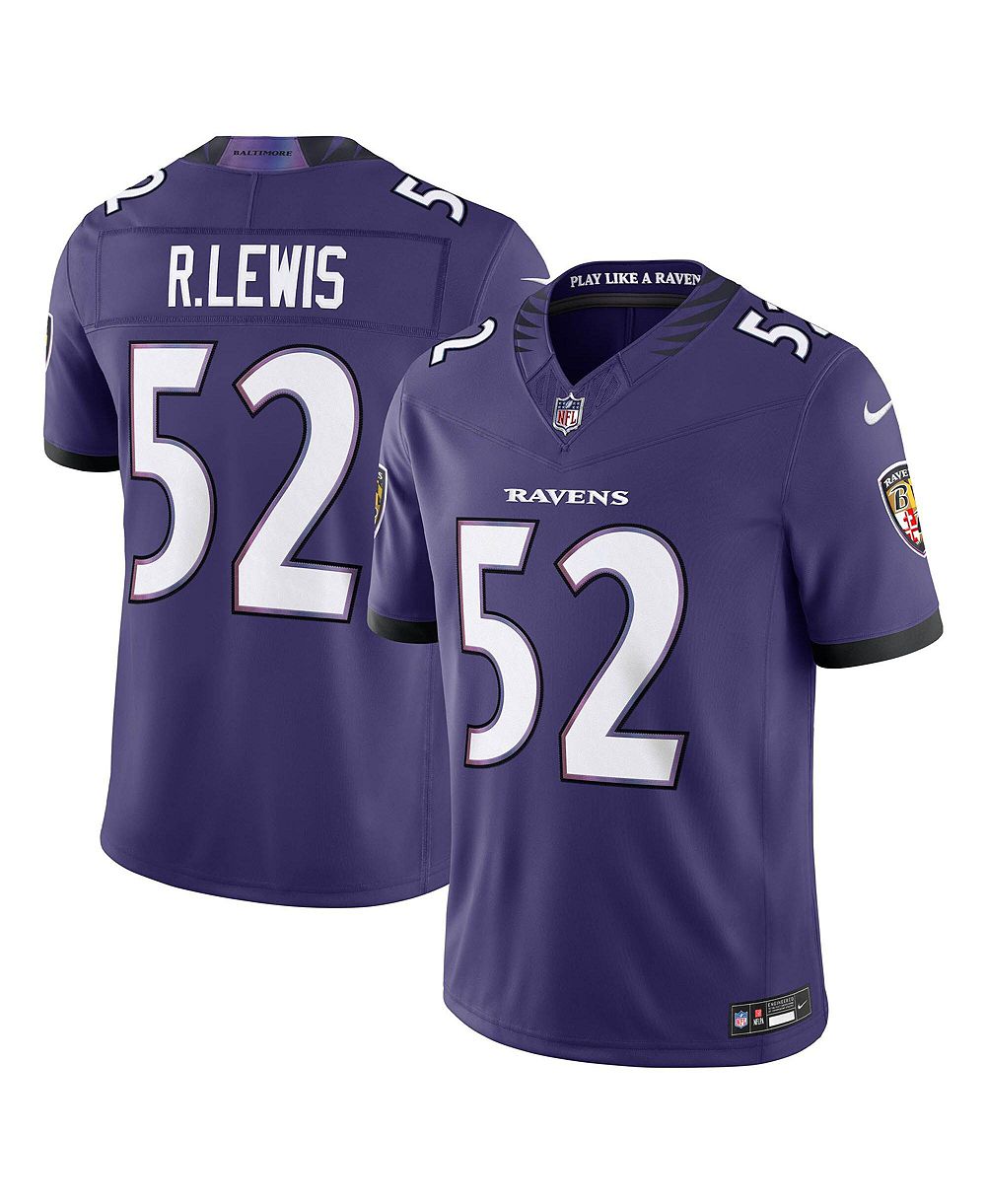 Мужская джерси Nike Purple Baltimore Ravens Vapor F.U.S.E. Stitched Retired Limited