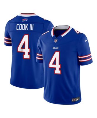 Nike Men's James Cook III Royal Buffalo Bills Vapor F.U.S.E. Stitched Limited Jersey