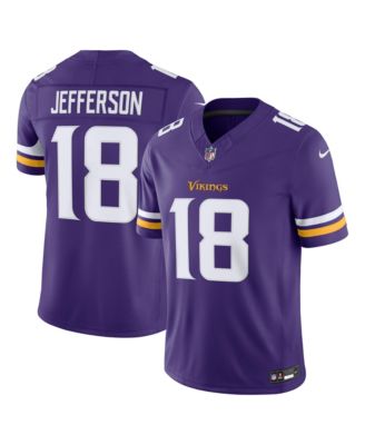 Nike Мужская джерси Nike Justin Jefferson Purple Minnesota Vikings Vapor F.U.S.E. Stitched Limited