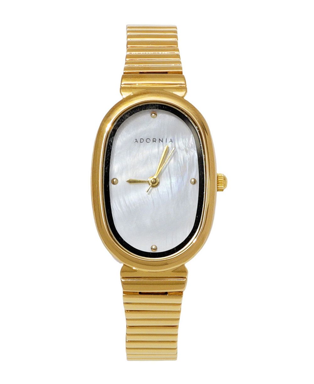 ADORNIA Женские часы Gold Munich с белым циферблатом