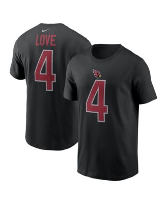Мужская футболка Nike Black Arizona Cardinals 2026 NFL Draft Jeremiyah Love