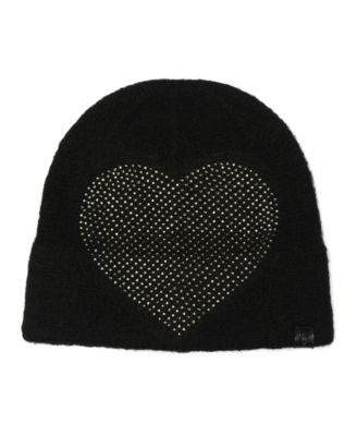 Kurt Geiger Hotfix Drench Heart Beanie