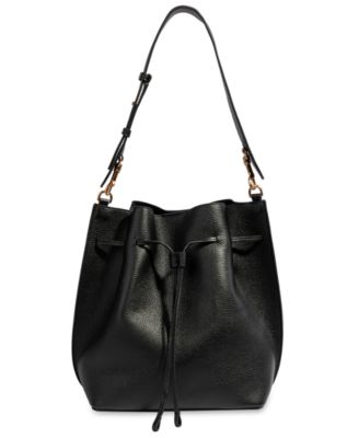 Большая сумка-ведро sam edelman из кожи