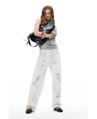 Женские джинсы Desigual Printed balloon