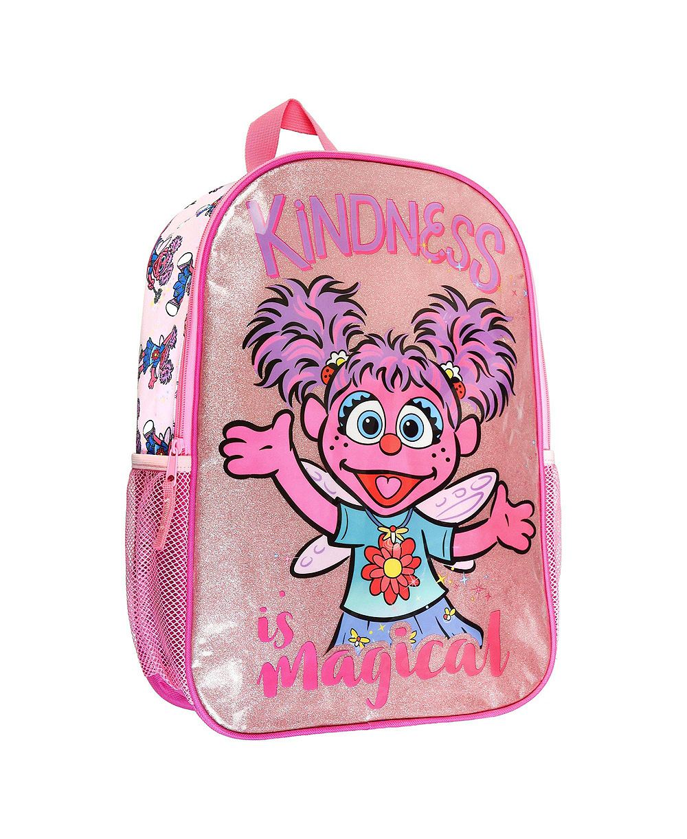 Sesame Street Backpack 16 Inch Abby Cadabby Kindness is Magical Book Bag