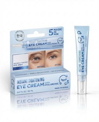 Lovery Korean Skin Care Hyaluronic Eye Cream, Instant Tightening and Hydrating, Firming and Depuffing Korean Under-Eye Treatment