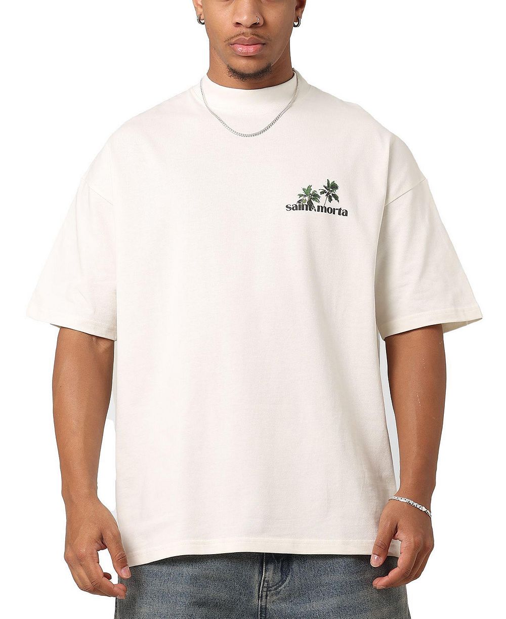 SAINT MORTA Мужской Paradise Mock Neck T-Shirt