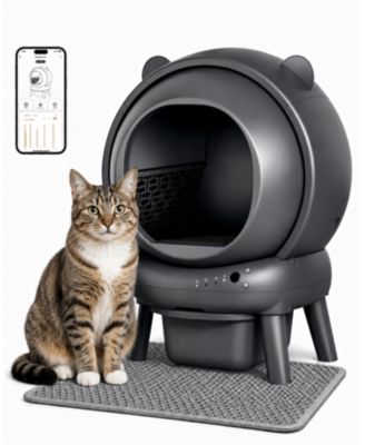 Cumrige App Controlled Self-Cleaning Litter Box with Quiet Operation & Odor Management