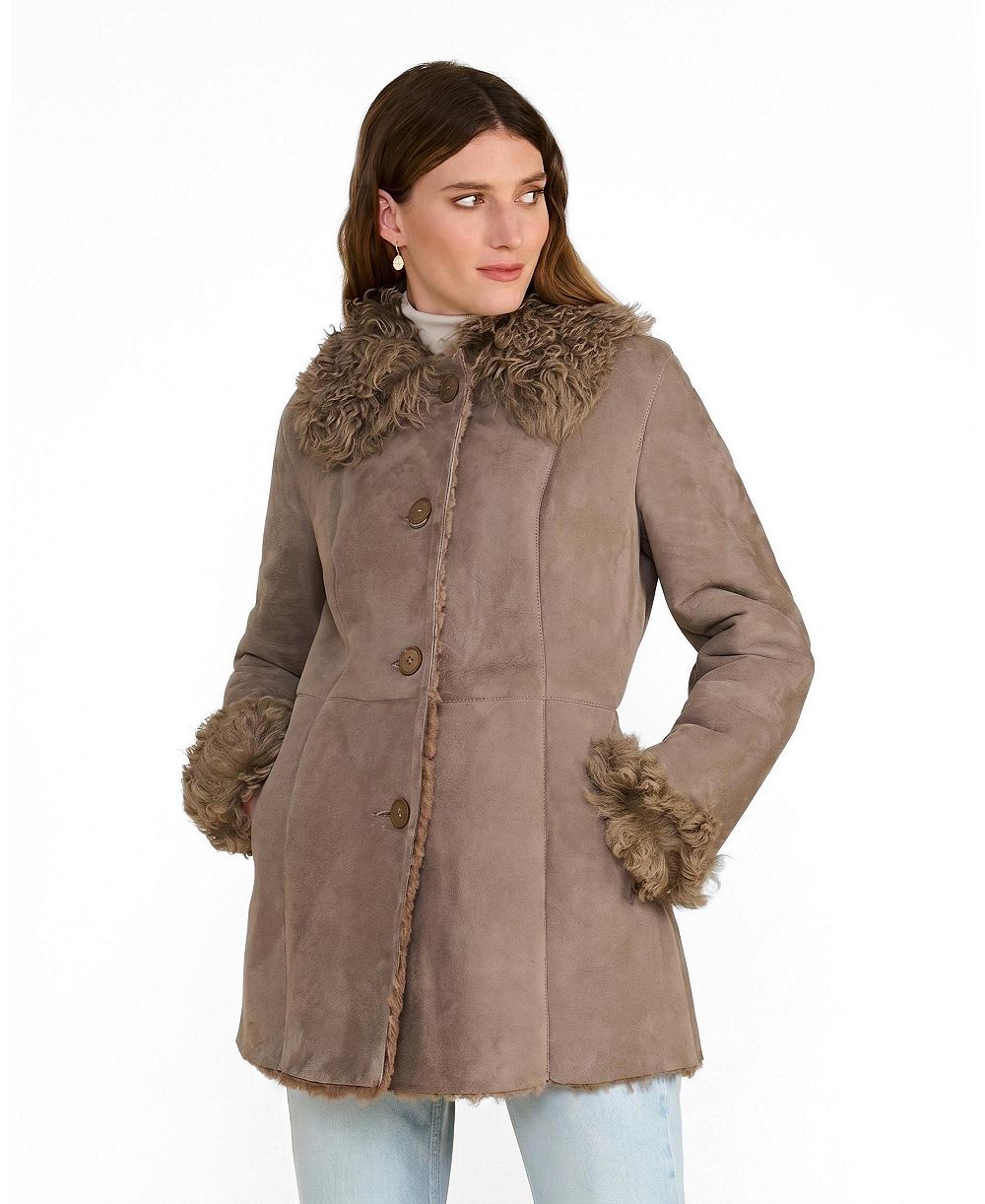FURNIQ UK Женский Aubrey Shearling Coat