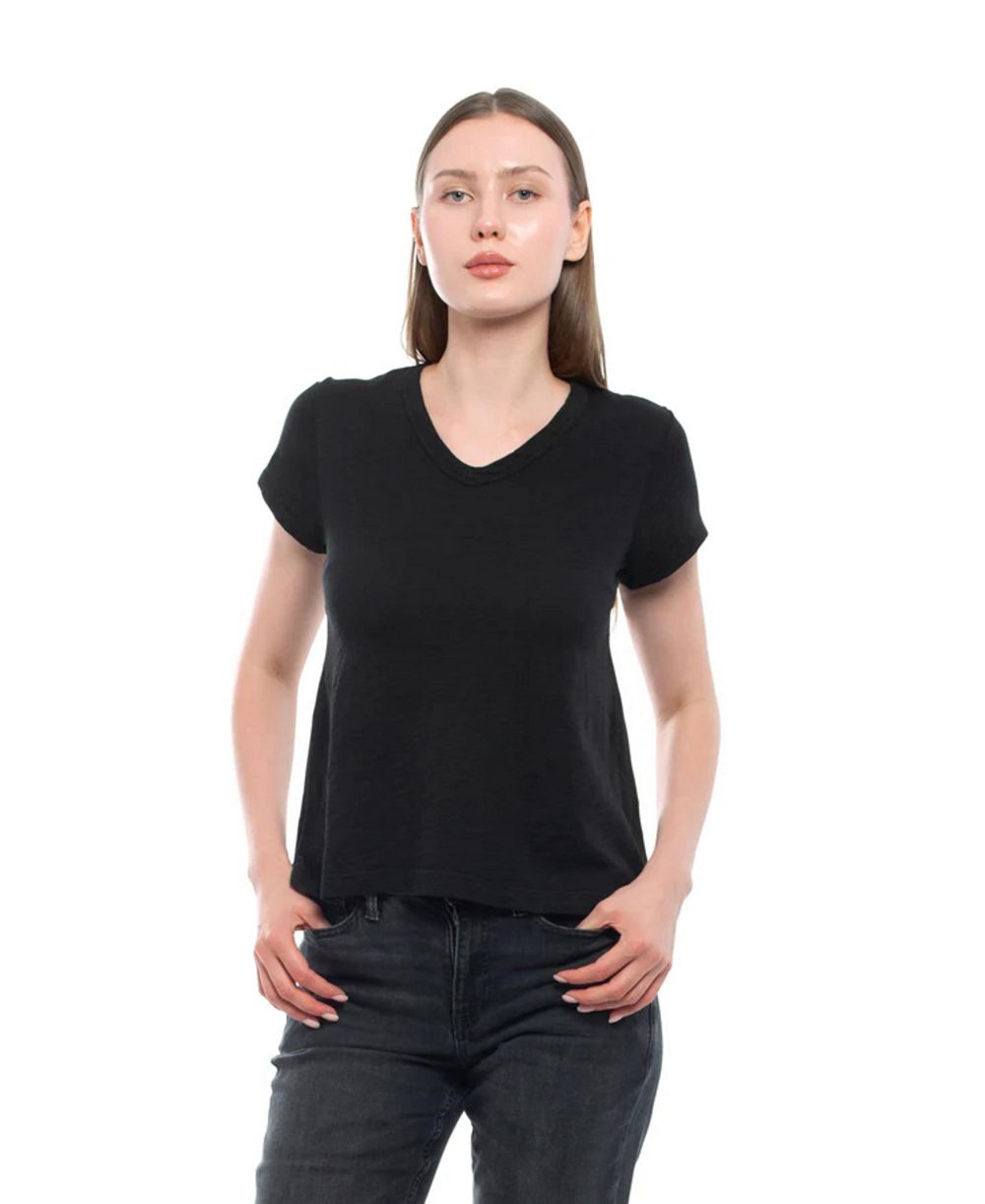 WILT Women's V-Neck Baby Tee