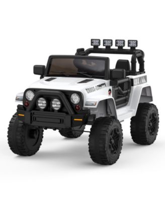 homfan 2 Seater Electric Off-Road Ride-On Vehicle with Remote Control and Dual Doors, Ages 3-8