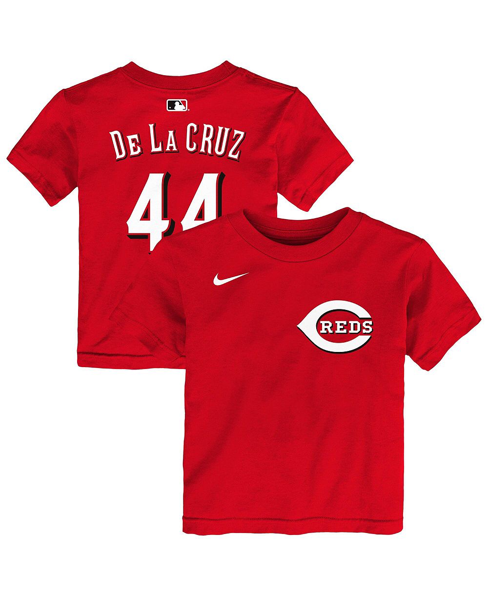 Детская футболка Nike Red Cincinnati Reds Name & Number для мальчиков и девочек