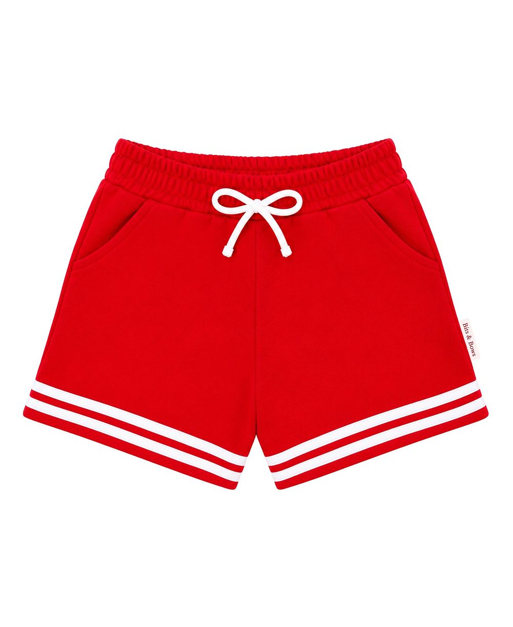 Bits & Bows унисекс шорты в полоску varsity размера XS-XL