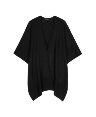 Lauren Ralph Lauren Texture Edge Knit Ruana