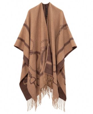 Lauren Ralph Lauren Equestrian Oversized Ruana