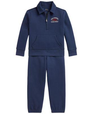 Polo Ralph Lauren Boys' 2T-7 Polo Sportsman Fleece Sweatshirt and Pants, 2-Piece Set
