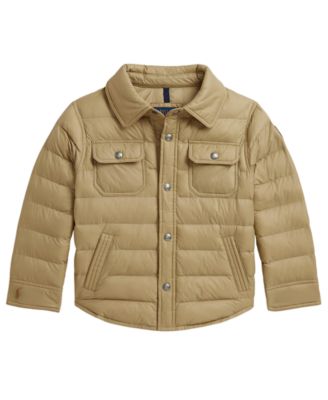 Детская стеганая рубашка-куртка Polo Ralph Lauren 2T-7