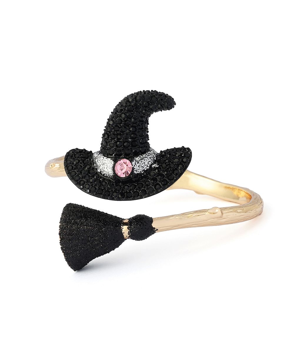 Betsey Johnson Faux-Stone Pretty Spooky Witchy Hat Bangle Bracelet