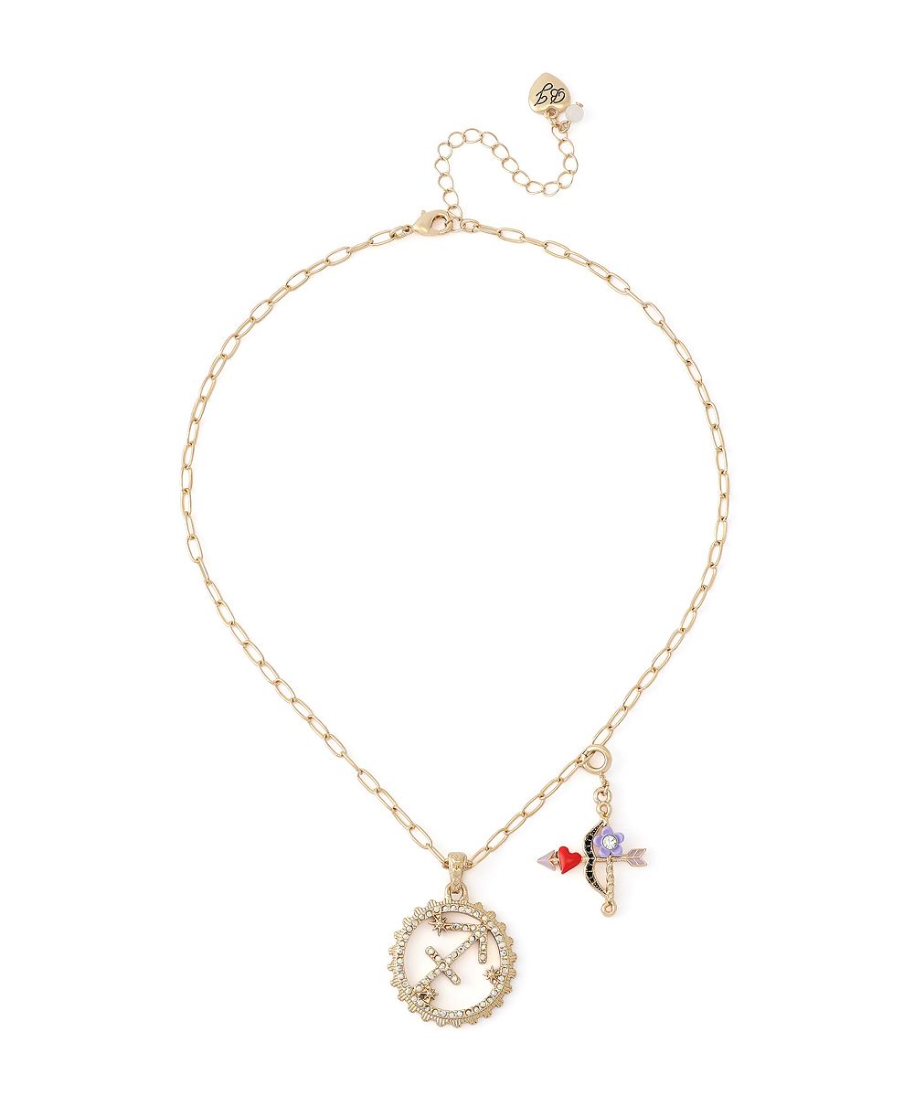Подвеска-кулон Betsey Johnson Sagittarius Celestial из искусственного камня